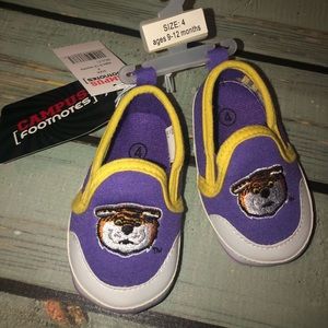 NWT LSU slip on sneakers for Infant & Toddlers